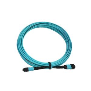 Data Centre 1m MTP MPO Patch Cord Female To Female 12 Fibers SM OM3 OM4 USCONEC
