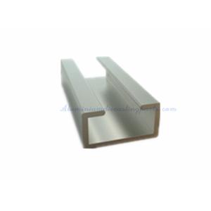 China Anodizing Silver Extruded Aluminum Channel For Door And Window on sale