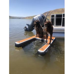 Portable Adjustable Folding Dog Ramp Inflatable Dog Dock Ramp Stair Pets Dog