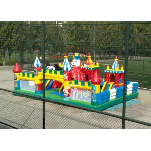 Commercial Grade Giant Inflatable Amusement Park For Outdoor Made Of Top Quality