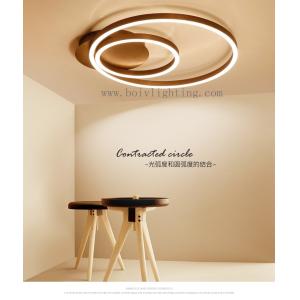 Cheap Acrylic And Aliminum LED Ceiling Lamps Coffee Color 98W 755*700*163MM for sale