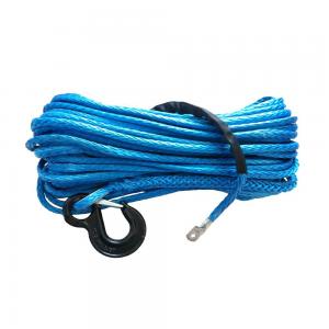 China Ship Towing Synthetic Winch Line 14mm*40m , Boat Winch Cable Easy Handling on sale