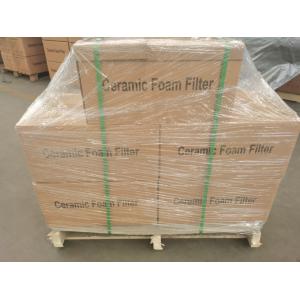Durable Sicilian Ceramics Foam Filter For Casting Porous Foam Ceramic Foundry