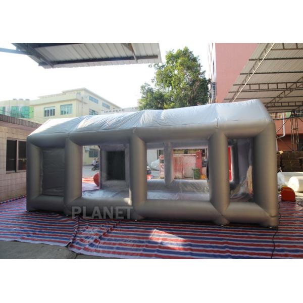 Quality Automatic Car Inflatable Spray Paint Booth 6mx4mx3m With Logo Printing wholesale