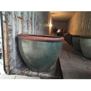 China Garden Decoration 53cmx49cm Rustic Flower Pots Planters on sale