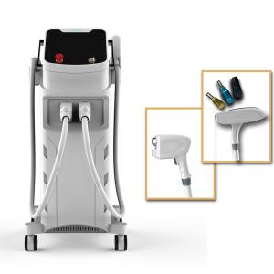 Cheap Diode 808 ND Yag Laser Multi Function Laser 2 Handpiece Internal Modular Design for sale