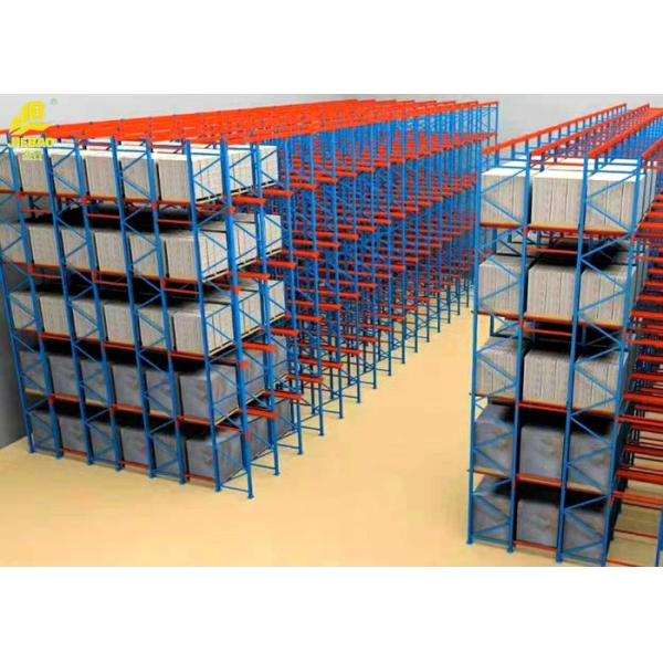 Quality Mobile Drive In And Drive Through Racking / Heavy Duty Pallet Racking System wholesale