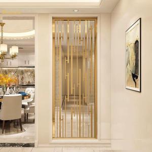 Simple Pattern Partition Stainless Steel Room Divider Cold Rolled AISI Standard