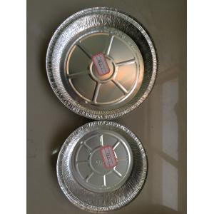 Round Shape 8011 Aluminum Foil Food Container Silver Color