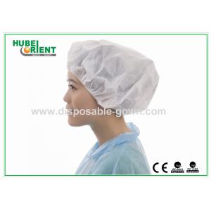 Breathable Medical Use Non-Woven Single Elastic Head Cap Disposable Hospital Use Bouffant Cap