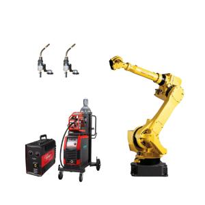 6 Axis Payload 25kg Reach 1831mm FANUC M-710iC/50 Robot Arm WIth MIG MAG Welder