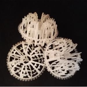 PP Plastic Teller Rosette Ring Column Packing 2K 3K For Air Scrubbing Tower