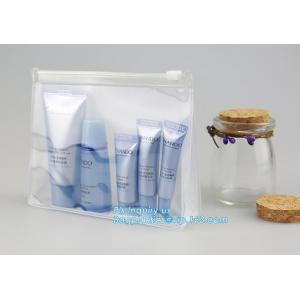 Matte Clear Soft Plastic Clothes Storage Bag Zip lock Slider Seal Reclosable