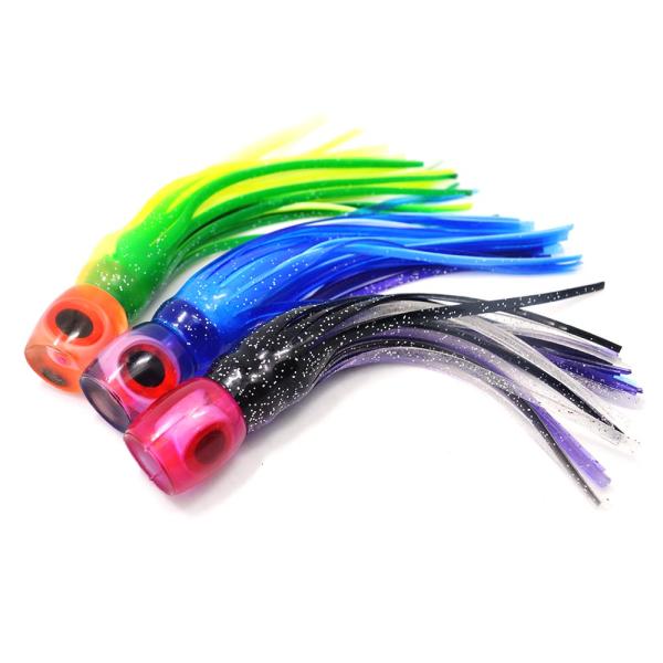 Small size soft head octopus skirt bait sea trolling fishing lure salt water lures 6.5 inch 33g