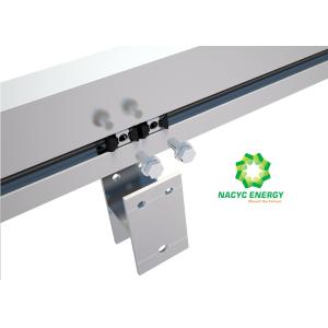Ground Carport Solar Systems / Solar Panel Mounting Brackets All Aluminum Design