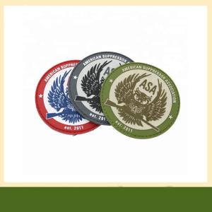 OEM Supply Label Custom Rubber Embossed 3D Soft PVC Hat Patch