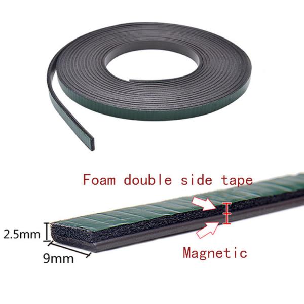 Dustproof Wardrobe Door Seal Strip Self Adhesive Magnetic Material