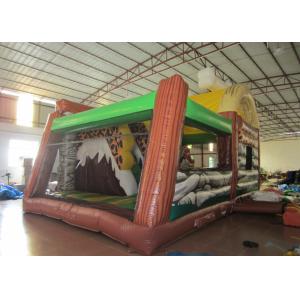 Safari park inflatable combo Stone Age inflatable combo primitive inflatable