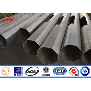 9m Q235 Single Arm Polygonal Galvanized Light Pole