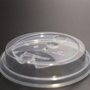Leak Proof Plastic PP Cup And PET Cup Lid BPA Free Easy Drinking Single Use Cup