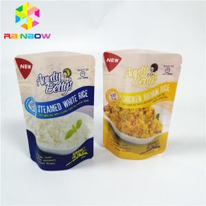 China Frozen Food Plastic Pouches Packaging Stand Up Nylon Vacuum Retort Storage on sale