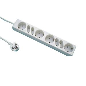 European 6 Gang Electric Extension Socket 3 Way Socket with Customized Functions