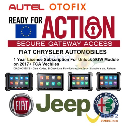 [Online Activation] Autel European FCA Chrysler Fiat Alfa SGW Security Gateway