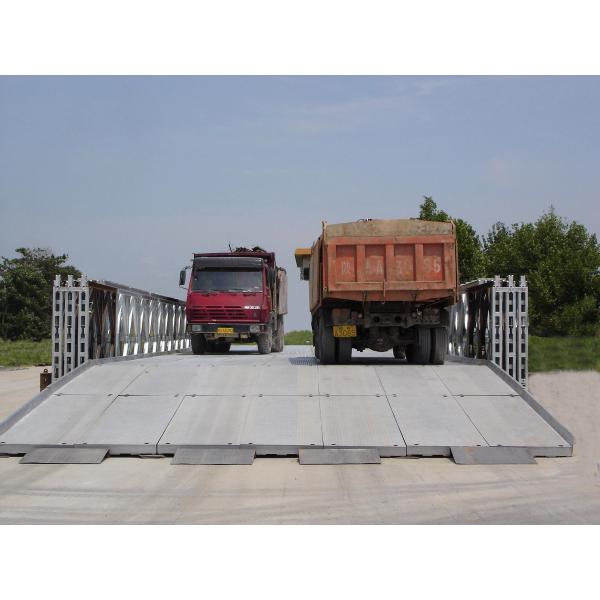 OEM / Custom Welding Modular Steel Bridge / Compact Prefabricated Bailey Bridge