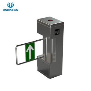 Cheap Bidirectional Single Pole Security Swing Barrier Turnstile Remote Access Control System for sale