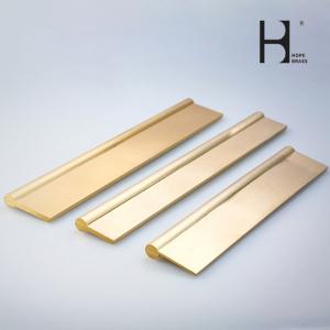 Golden Corrosion Resistant Solid Brass Hinges SGS Certification For Door