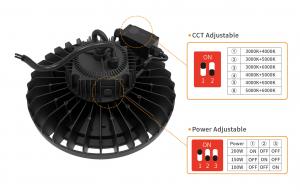 China AC100-277V Power&CCT adjustable round shape highbay to save your SKU and cash flow on sale