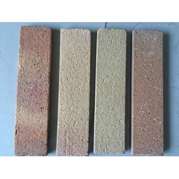 Sandblast Changeable Color Exterior Thin Brick Customized For Building Wall