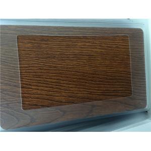 Weather Resistance 150mm~3000mm Width Wood Grain Aluminium Sheet Lightweight
