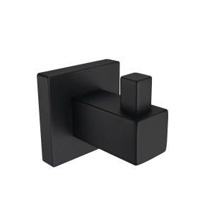 4 Pieces Bathroom Hardware Sets Faucet Matte Black Finish Modern Style