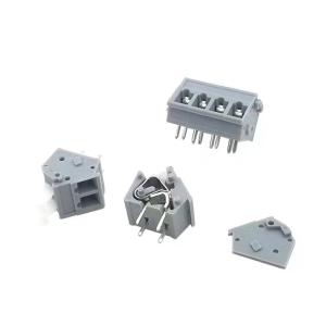 PCB Screwless Spring Wire Terminal Block HQ243-5.0mm Pitch