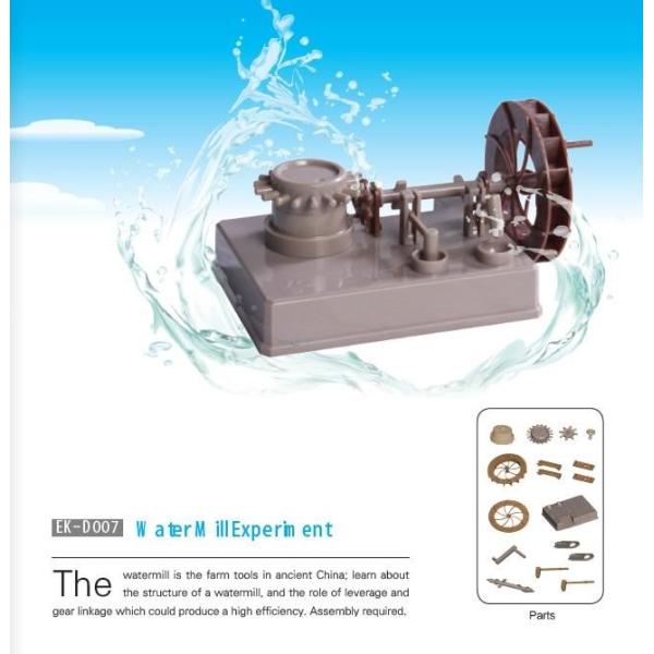 Quality Water Mill Electronic Components DIY Educational plastic Toys Science Educational Kits wholesale
