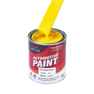 2K Automotive Paint Lemon Yellow for Automotive Repair with 1L 4L 20L 200L Sizes