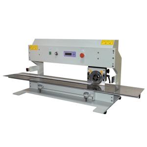 Cheap 600mm Cutting Length Automatic PCB Separator with One Circular Blade and One Linear Blade for sale