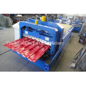 Roofing Panel / Glazed Tile Roll Forming Machine With 12 Roll Station