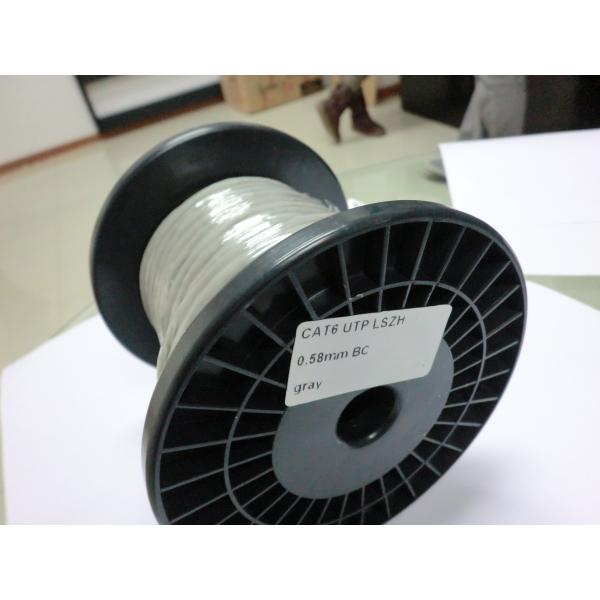 Quality LSZH 250Mzh Cat6 UTP Cable 23AWG Polyethylene For Communication wholesale