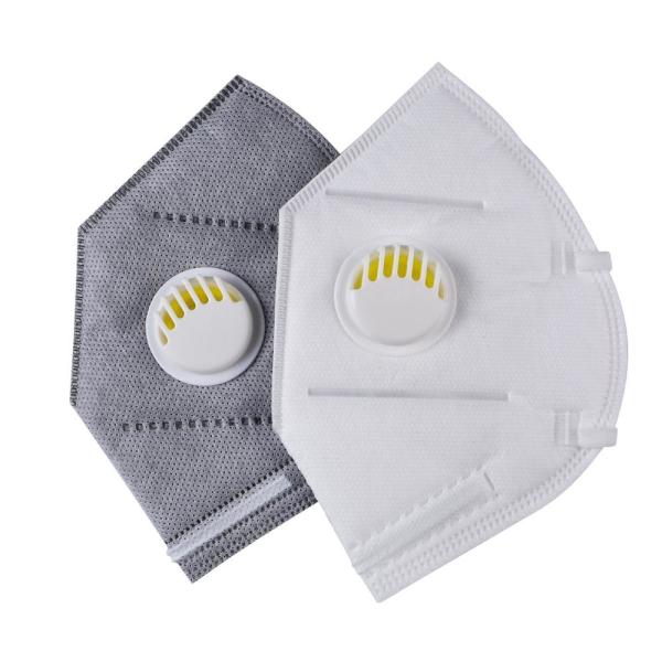 Quality Anti Virus FFP2 Filter Mask , Foldable Disposable Dust Mask With Valve wholesale