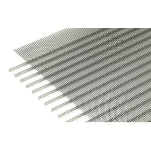 Welded Johnson Wedge Wire Flat Panel Stainless Steel Material Heat Resisting