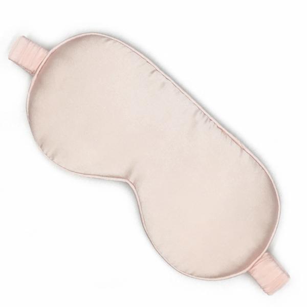 USB heated silk eye mask adjustable temperature control custom embroidery