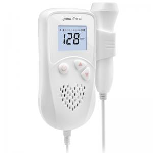 Cheap 210bpm Fetal Heart Rate Monitors , Baby Heart Beat Rate Monitor Fetal Doppler Portable Doppler for sale