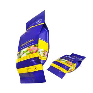 Back seal side printed bag, aluminium foil back seal bag for food packaging,