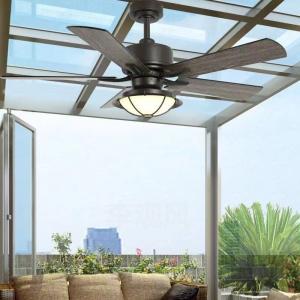 Plywood Blades Waterproof Ceiling Fan With Light Weatherproof Fans