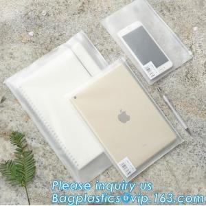 Custom Printing A4 Size Soft PVC Material Clear Document Bag With Zipper,Travel