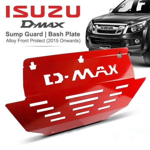 Quality Dmax Red Color Auto Skid Plate , Engine Protection Board For Pickup Truck wholesale