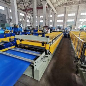 Glazed Tile Roof Panel Roll Forming Machine 0.3mm - 0.8mm Romantile Orientile