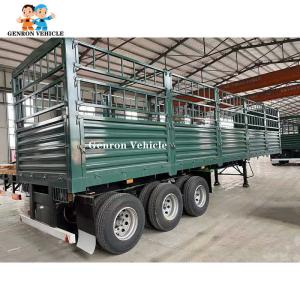 Q345b I Beam Welding Type Fence Side Wall Semi Trailer Air Mechanical Suspension